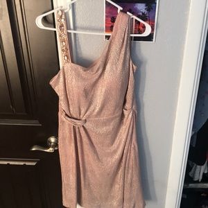Gold dress